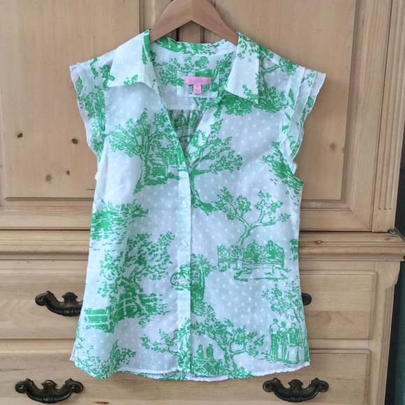 Lilly Pulitzer Tops - Lilly Pulitzer Sleeveless Blouse - 10